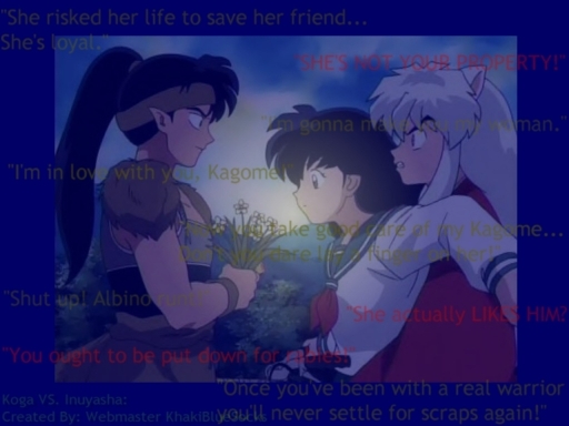 Koga and Inuyasha