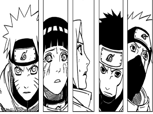 Naruto, Hinata, Sakura, Yamato