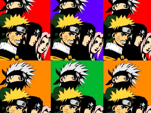 Naruto Warholized