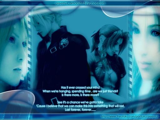Cloud Strife and Aerith.....LO