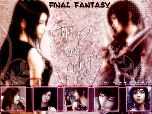 Tifa & Yuffie Walle by are