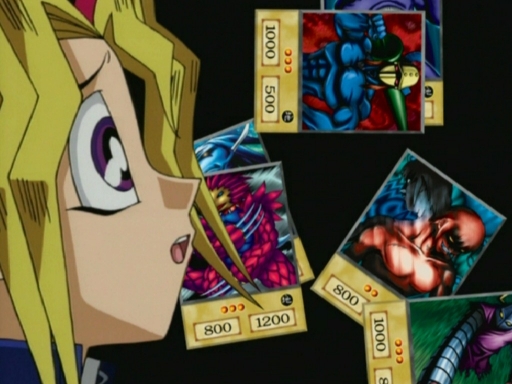 Yugi And Cards