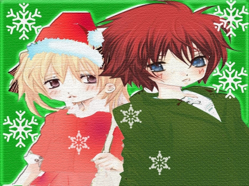 Chibis shiki x rima Xmas