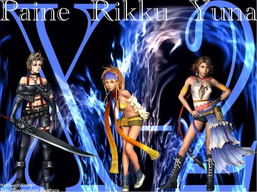 Paine, Rikku, Yuna