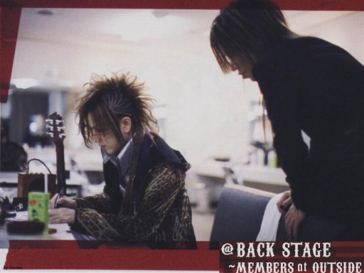 R.C.E backstage ~ Ruki&Aoi