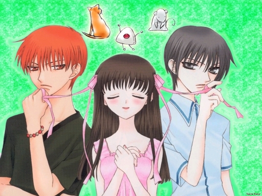 Onigiri in a Fruits Basket