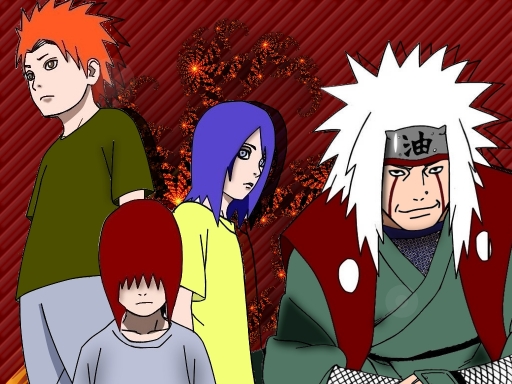 Jiraiya and his three