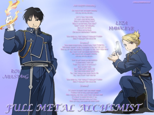 Roy Mustang and Liza Hawkeye