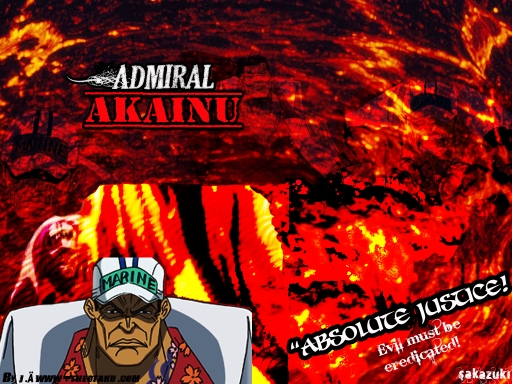 admiral akainu wallpaper