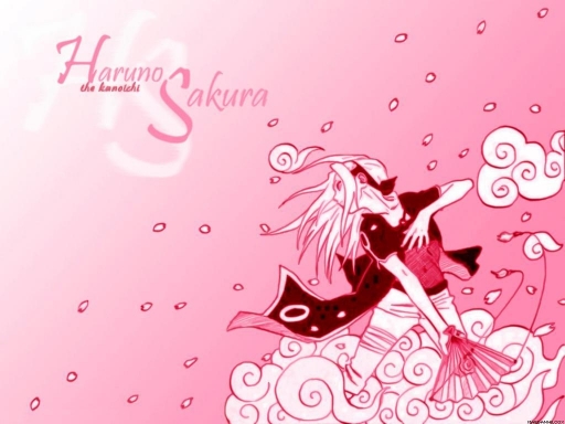 Pink-haired Kunoichi