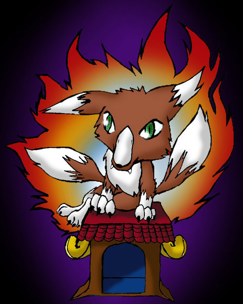 Chibi Fox Flame
