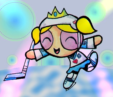 Bubbles In A Figure-hocky Outfit...