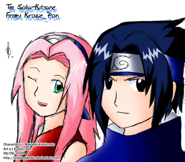 Sasuke And Sakura-finished