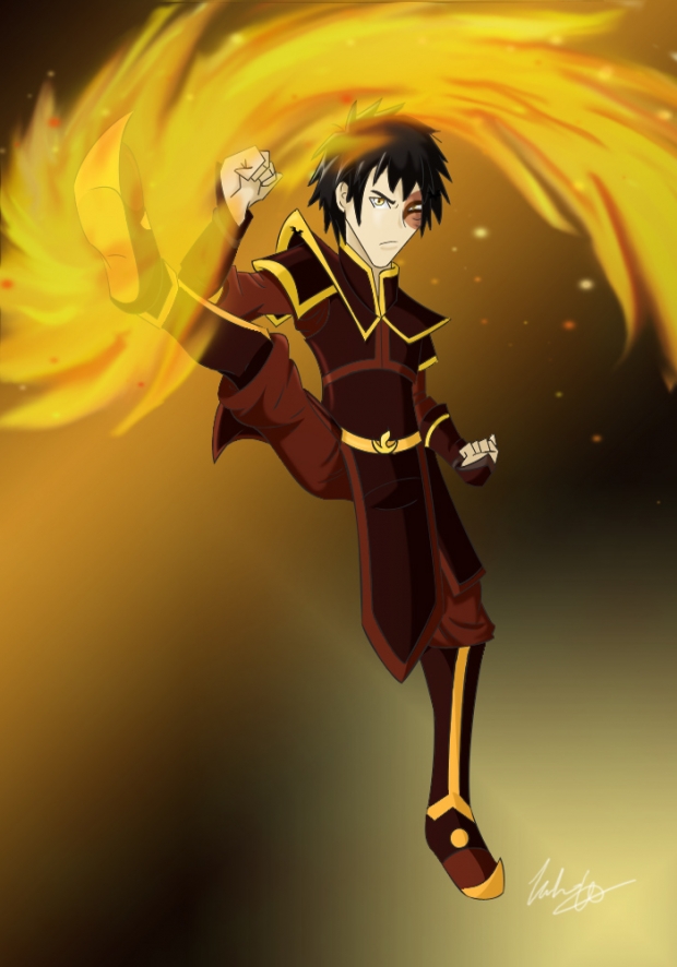 Zuko used Blaze Kick by Rei-syn