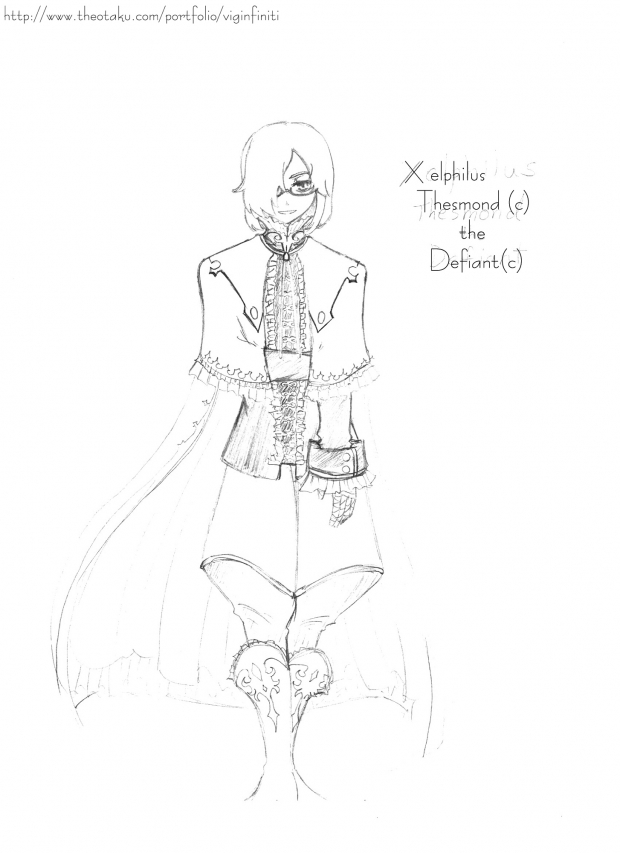 Xelphilus Thesmond the Defiant (c) - Sketch