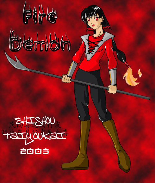 Female Fire Demon
