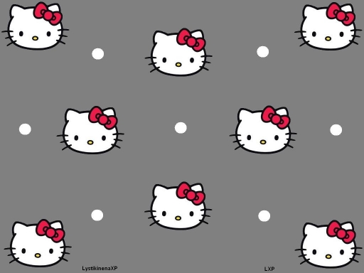 Hello Kitty (gray) by LystikinenaXP